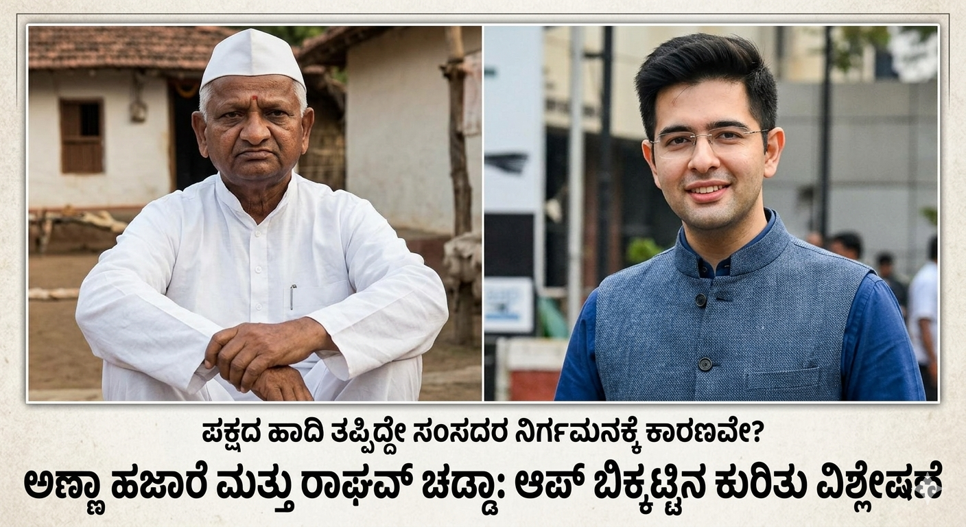 Anna Hazare statement on Raghav Chadha leaving AAP