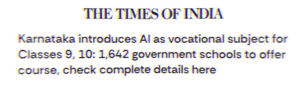 Report of Times of India